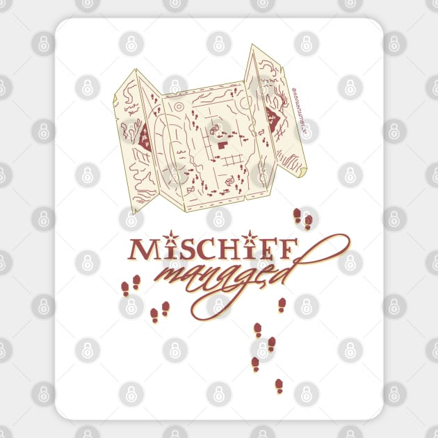 Marauders Mischief Magnet by Zapt Art